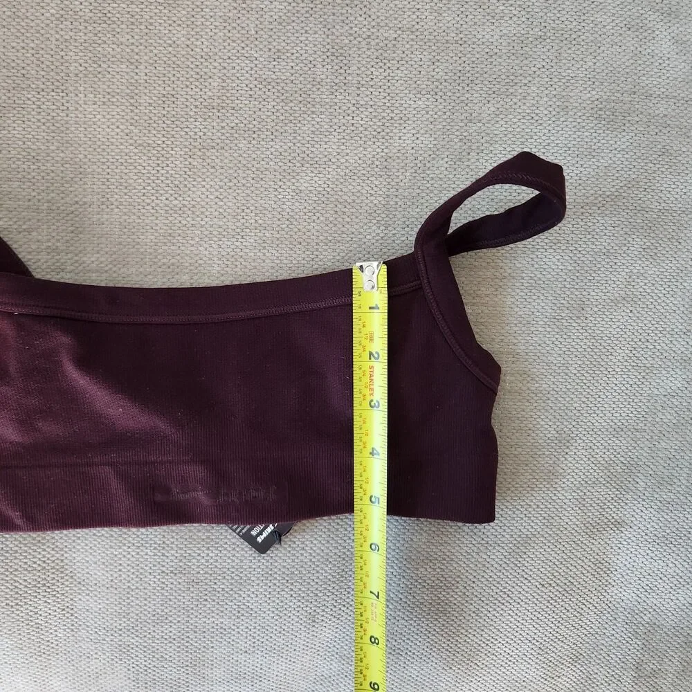 Nike SKIMS Small Currant Vintage Seamless Cami Bra NWT